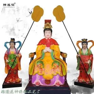 三霄娘娘神像显灵送子三娘娘神像***三霄圣母神像生产厂家