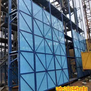 厂家现货喷塑爬架网 工地建筑爬架防护网喷塑米字安全爬架网
