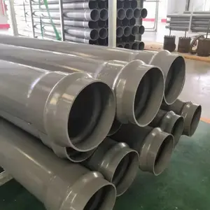 厂家直供UPVC供水管PVC农灌管材φ250价格 PVC-U给水管材 大口径扩R口