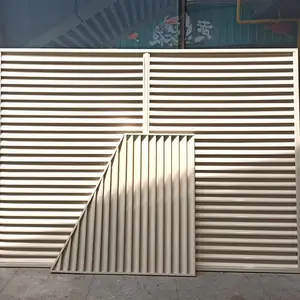 制作安装-太仓空调格栅-空调围挡-空调护栏-空调栅栏-空调栏杆厂家