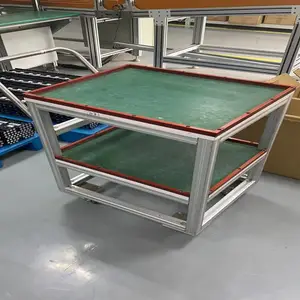 铝型材架子周转推车 展示架流利物料架 可定做铝合金组装式货架