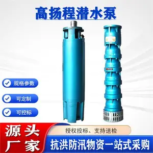 抗洪抢险高扬程潜水泵 流量≥100m?/h国债 隧道应急排水泵