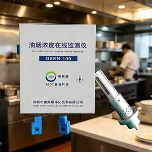 烧烤餐饮店油烟排污监控系统 街边小吃店油烟颗粒物NMHC综合监测设备
