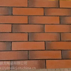 条形外墙劈开砖 工程劈开砖 外墙砖 陶土砖厂家