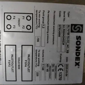 供应德国SONDEX 热交换器 SL70-70TM-CC