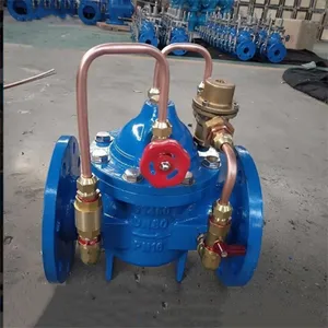 500X 持压泄压阀球墨铸铁法兰水利阀 水利控制阀流量控制常压水利阀 500X -10Q/C