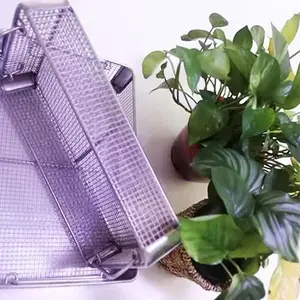 不锈钢网篮 医用消毒筐 消毒灭菌篮 沥水篮 金属丝网篮