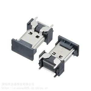 TYPE C 24Pĸ�� ˫����Ƭֱ��ʽSMT 15.0�߶� �Ӹ߿�һ�����