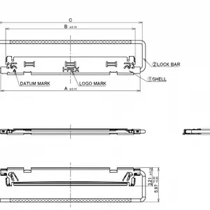 带机械式锁扣的 FPC 型公座连接器20645-030T-01