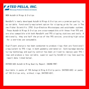 ted pella 47000-650 �䶳�羵C�ο��� Autogrid & ClippingTools