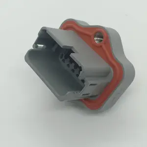 批量供应IP67AT04-12PA-PM05连接器 12芯法兰盘插座连接器