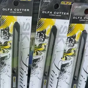 日本olfa美工刀LTD-05爱利华车衣改色膜贴膜不锈钢裁膜刀OLFA刀架