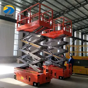 自行走升降机移动剪叉式升降平台高空作业登高车蓄电池动力升降台