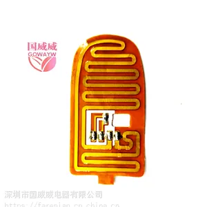 高温型聚酰亚胺电热片，PI电热片，KAPTON电热片,美发梳发热片，烟油加热片