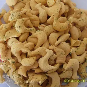 双螺杆膨化机妙脆角设备，妙脆角生产线、油炸膨化食品设备