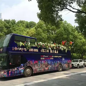 上海租双层巴士 都市观光租赁 租双乘敞篷车