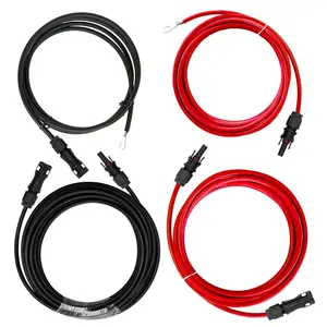 4/6mmƽ��1�׹�������ӳ��߼���MC4�м���10AWGֱ�����¹������