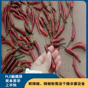 香料粉体调味料花椒面微波烘干设备一体式微波干燥隧道炉