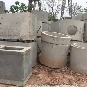 清远预制混凝土检查圆井 钢筋成品井 沉泥井座 水泥检查井