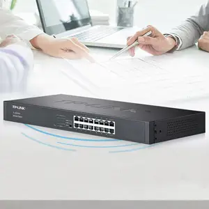 TP-LINK TL-SG2048全千兆48口WEB网管交换机企业网络监控分线器