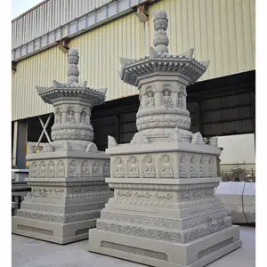 精品石雕舍利塔 寺庙祖师塔塔林样式 僧人圆寂灵骨塔 厂家供应 泉臻