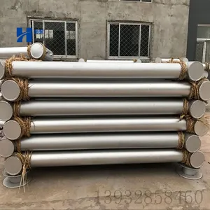 钢制D108光排管散热器 防锈+银粉蒸汽散热排管热水 D133无缝蒸汽翅片管