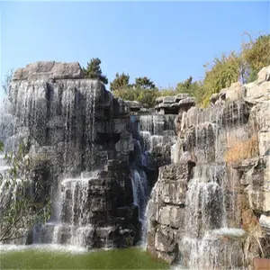 濮阳人造假山定制 濮阳假山流水喷泉制作公司