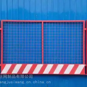 昌巨工地基坑防护网禁止攀爬提醒网片款竖管款支持定制