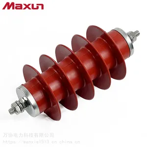 万协电力 HY5WZ-7.6/27电站型防雷器12KV 17/45高压氧化锌避雷器10kv
