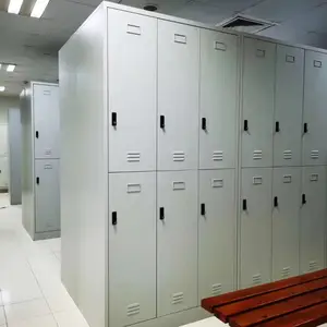 供应衣柜车间员工更衣柜钢制储物柜可定制支持出口