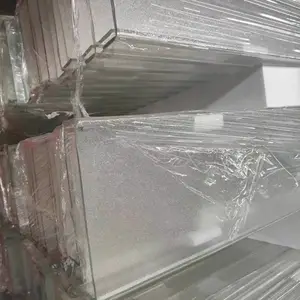 7mmU槽型 香梨喷砂钢化背景墙玻璃