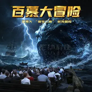 球幕飞行影院航海百慕大冒险环幕5d7d动感设备9d轨道沉浸式游戏机