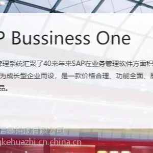 SAP Business One软件开发套件 山东滨州SAP代理商中科华智