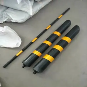 pvc125#线杆斜拉线保护套 金淼制造 红白电信过道警示管