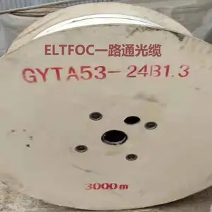 广州一路通光缆 厂家供应 国标室外单模双铠双护套48芯GYTA53 直埋式光纤光缆