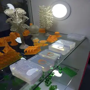 高硬度玉石高透明模具硅胶原料 加成型液体硅胶 配固化剂