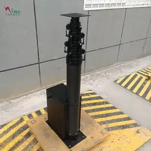 手电一体升降天线杆 车载方舱监控伸缩杆 可移动支撑立杆