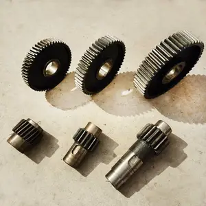 JZM500搅拌机减速机全套齿轮23/17/18齿轴54/51/50齿轮变速箱配件