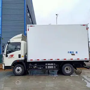 重汽豪沃冷藏车 小型冷藏车 狮曼登冷藏车厢