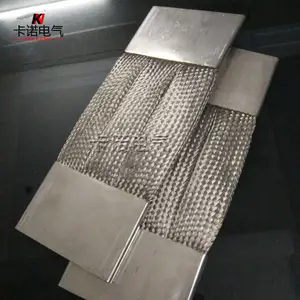 过大电流铜编织带软连接截面积 编织铜软连接线图纸参数 卡诺电气按需定做