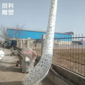 不锈钢汤勺雕塑厂家 器皿雕塑园林建筑 公园汤勺雕塑