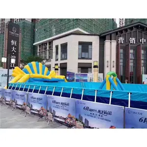 大象滑梯 景区户外充气水池源头厂家