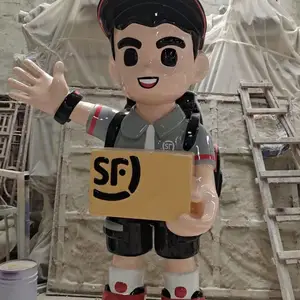 雕塑吉祥物 产品IP 品牌形象 玻璃钢人偶公仔定制