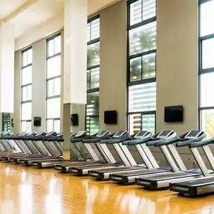 供应成套二手太空Technogym商用跑步机健身房设备