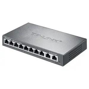 TP-LINK TL-SL1210P 8口百兆PoE交换机上联千兆视频监控无线AP供电