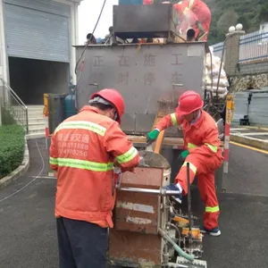 贵州铜仁江口路迪安马路黄线烫线及停车位划线专业优质服务