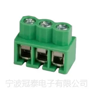 螺钉式接线端子、PCB端子台、GT166、宁波冠泰、焊板式连接器