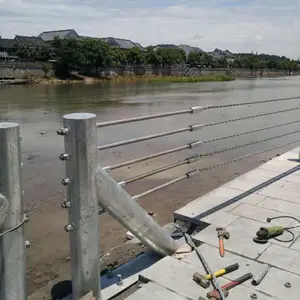 嘉航 厂家供应 缆索护栏 绳索护栏 五索端头拉杆锚具 钢丝绳护栏