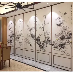 供应饭馆移动隔音屏风设计厂家
