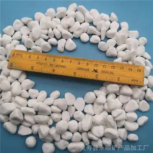 厂家直销水磨石用白色小石子 河北永顺白色石子